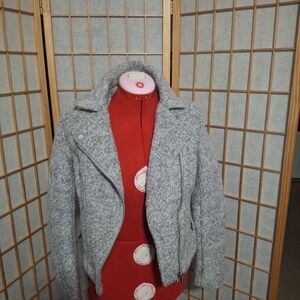 H&M Women's Gray Textured Blazer